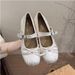 NEW French-style Bow-up High-heeled Mary Jane Women's Shoes With Single Strap And Shallow Toe, Paired With A Skirt And Ballet Flats_vogvips.com