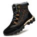 Outdoor Non-Slip Large Size Martin Boots For Men, British Style Snow Warm High-Top Fleece-Lined Thickened Boots, Cotton_vogvips.com