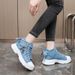 Canvas High Top Women's Shoes Spring And Summer Breathable Thick Sole Increased Casual Shoes Martin Boots Sports_vogvips.com
