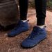 New cross-border warm autumn and winter waterproof cotton-padded shoes men's couple outdoor plus size five-finger hiking snow boots women_vogvips.com