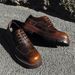 25ss Carved Business Casual Brogue Men Derby Genuine Leather British Wedding Formal Suit Men's Shoes 's_vogvips.com