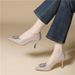 Light Luxury Gold Women's Comfortable And Non-tiring, With Rhinestone Stiletto Heels, 2026 Early Spring Single Shoes,_vogvips.com