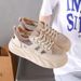 Mesh Breathable Mesh Shoes Women's Thin Hollow White Shoes Thick Sole Heightening Niche Versatile Student Board Shoes_vogvips.com