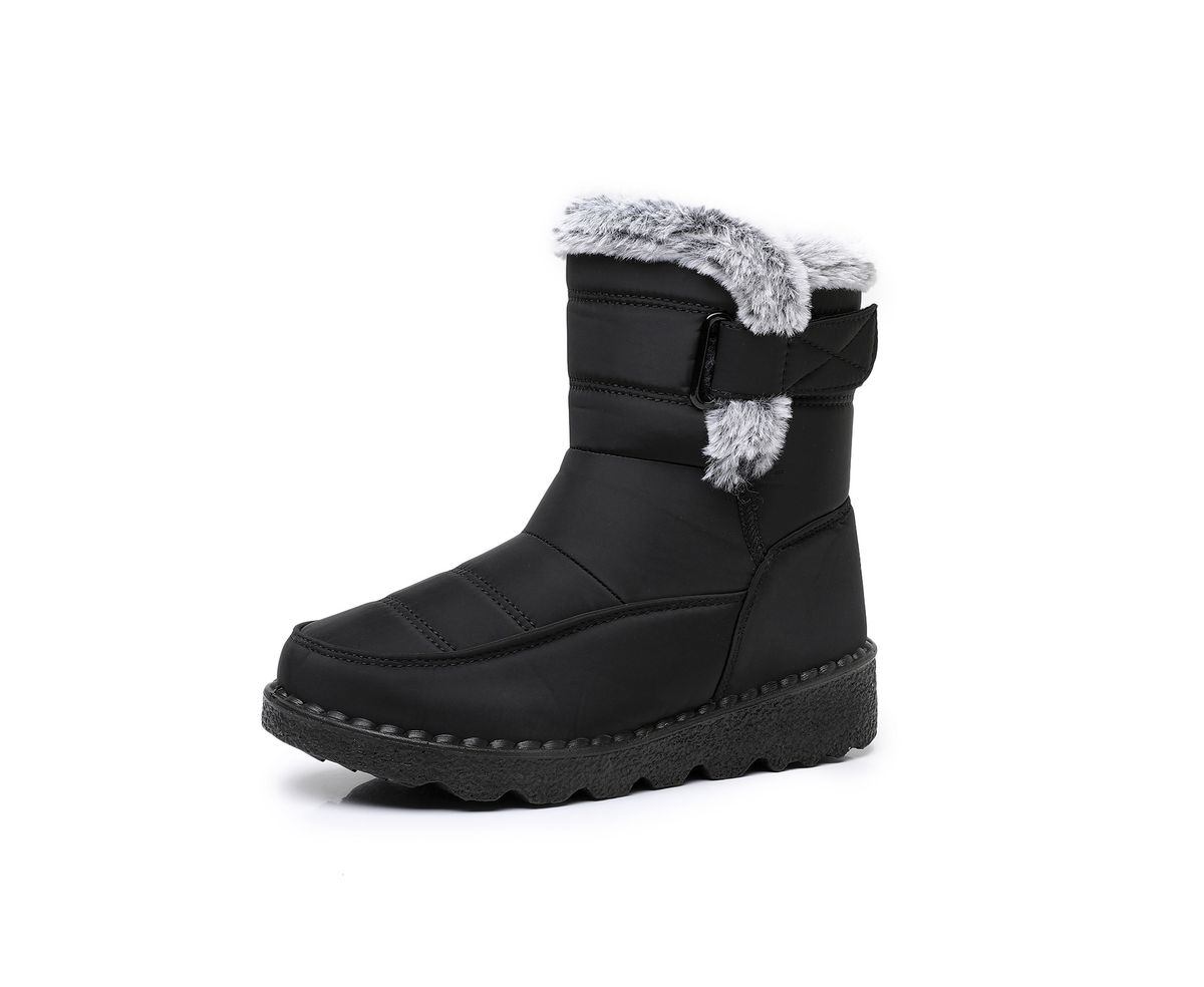 2025. Women's Winter New Style Snow Boots With Fleece High-top Thick-soled Snow Boots For Women_vogvips.com