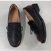 Spring New Single Women Black Thick Heel Tods Korean Bow Loafers Flat Work Shoes Wholesale_vogvips.com