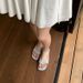 Design Sense Niche Hidden Toe Post 2025 Summer New Vacation Travel Closed Heel Roman Sandals For Women_vogvips.com