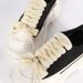 Single Layer Flat Hat Rope Pants Belt Sports Casual Shoe Plate 2.2cm Widened Polyester Black And White Color Rope Shoelaces_vogvips.com