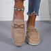 SHLIANG Chain Flat Baotou Slippers Women Shoes Outdoor Rhinestone Slip-on Ladies Casual Shoes Suede Square Heel Low Heel Slippers For Women Y0284_vogvips.com
