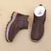 Winter Men's Pure Wool Cotton Shoes With Thick Fur And Plush, Integrated Anti Slip Snow Boots For Middle-aged And Elderly People_vogvips.com