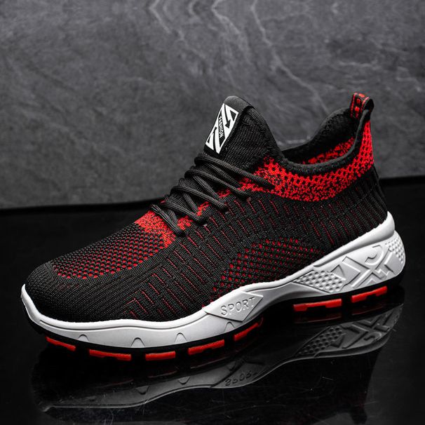 Men's Casual Sports Running Shoes Autumn Korean Style Fashionable Front Lace up Men's Footwear_vogvips.com