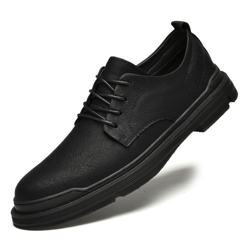 Cowhide Shoes Men's Leather Surace Men's Shoes Sub-board Shoes Men's Casual Shoes_vogvips.com