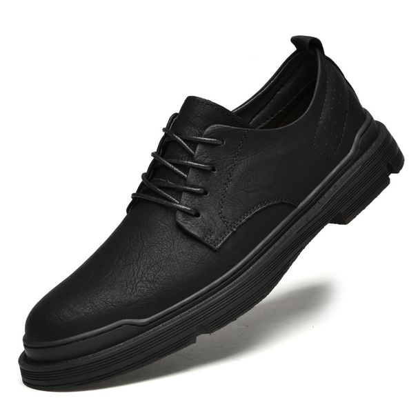 Cowhide Shoes Men's Leather Surace Men's Shoes Sub-board Shoes Men's Casual Shoes_vogvips.com