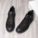 European Warm Series Winter Men's Genuine Leather High-top Casual Trendy Shoes Korean Style Versatile Fleece-lined Martin Boots_vogvips.com