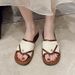 Flat Sandals Summer New Arrival Outwear Beach Vacation Fashion Beautiful Sandals Sandals_vogvips.com