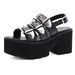 Women’s Shoes Spring And Summer Platform Bottom Fish Mouth Open Toe High Heel Large Size 35 43 Thick Bottom Women's Sandals_vogvips.com