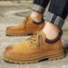 New Leather Spring Men's Shoes High-top Men's Heightening Tooling Martin Boots_vogvips.com