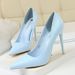 The Correct 1 Brand Best Style Fashion Korean 9511-17 Simple Women's Slimming Stiletto Super High Heels Shallow Mouth Pointed Toe Sexy Singl_vogvips.com