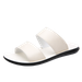 2026 NewMen's Casual Leather Slide Sandals Flat Designer Open Toe Non-Slip Slippers Black Brown Outdoor Summer Beach_vogvips.com