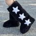 Women's Winter Fur Fox Snow Boots With Imitation Raccoon Fur Boots, High Boots_vogvips.com