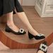 2026 Pointheaded Shallow Mouth Single Shoes Female Early Spring Rhinosin Small Fragrance Wind All Build A Pedal Inside The Height_vogvips.com