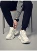 New Retro, Vintage, Polished, Fashionable Men's Shoes With High-end Feel, Thick Sole, Height Increasing, Casual Sports Shoes_vogvips.com