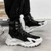 European Warm Series Martin Autumn High-top Workwear Trendy Men's Long Tube Fleece-lined Cotton Shoes Waterproof Internet Celebrity_vogvips.com