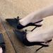 Elegant Style With Pointed Toe Stiletto High Heels, Korean Version, Fairy-like Charm, Closed-toe, Suitable For Dates,_vogvips.com