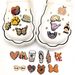 20 Sets Of Cartoon Leopard Print Shoes Flower Decorative Buckle Personalized DIY Student Garden Shoe Buckle Accessories_vogvips.com