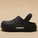 Women's Men's Slippers Summer Anti-Slip Couple Hollow Covered Toe Indoor Outdoor Casual Thick Bottom Sandals For Home_vogvips.com