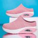 Large Size Breathable Mesh Casual Sports Women's Thick Soled Height Boosting One Step Lazy Shoes 5Fb 309_vogvips.com