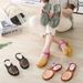 New Sandals, Jelly Woven Hollow Roman Women's Shoes, Flat Closed-toe Beach Shoes For Summer_vogvips.com