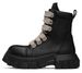 Men's Shoes Mid Calf Boots Leather Boots – Chunky Sole Combat Boots (Motorcycle & Street Style)_vogvips.com