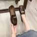 Spring And Autumn New Soft Fashion Anti-slip Lazy Loafers, Small Leather Shoes, Flat Anti-slip Casual Lazy Shoes, Simple And Convenient_vogvips.com