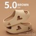 2025 Fashion Women's Slippers Sandals Beach Slides Solid Color Non-slip Thick Shower Shoes For Summer Home Outside_vogvips.com