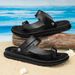 Summer Soft Soled Comfortable Slippers Anti Slip Wear Resistant Beach Shoes Men's Sandals_vogvips.com