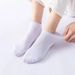 5 Pair Women's Ankle Bamboo Fiber Solid Color Summer Breathable Casual Short High Quality Woman Boat Socks Set_vogvips.com