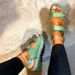 Women's Fashion New Large Size Platform Sandals Round Head Small Wind Sandals_vogvips.com