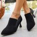 Spring/Summer 2026 New Vintage Single-Heel Women's Pointed-Toe Mid-Heel Shoes_vogvips.com
