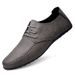 TerraStride Men's Loafers 2025 Summer New Soft Sole Business Casual Leather Fashion Lace-up Trendy Youth Shoes_vogvips.com