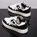 Trendy Couple Genuine Leather Loafers Women's White Casual Sports Sneakers Height Increasing Versatile Men's FG2328_vogvips.com