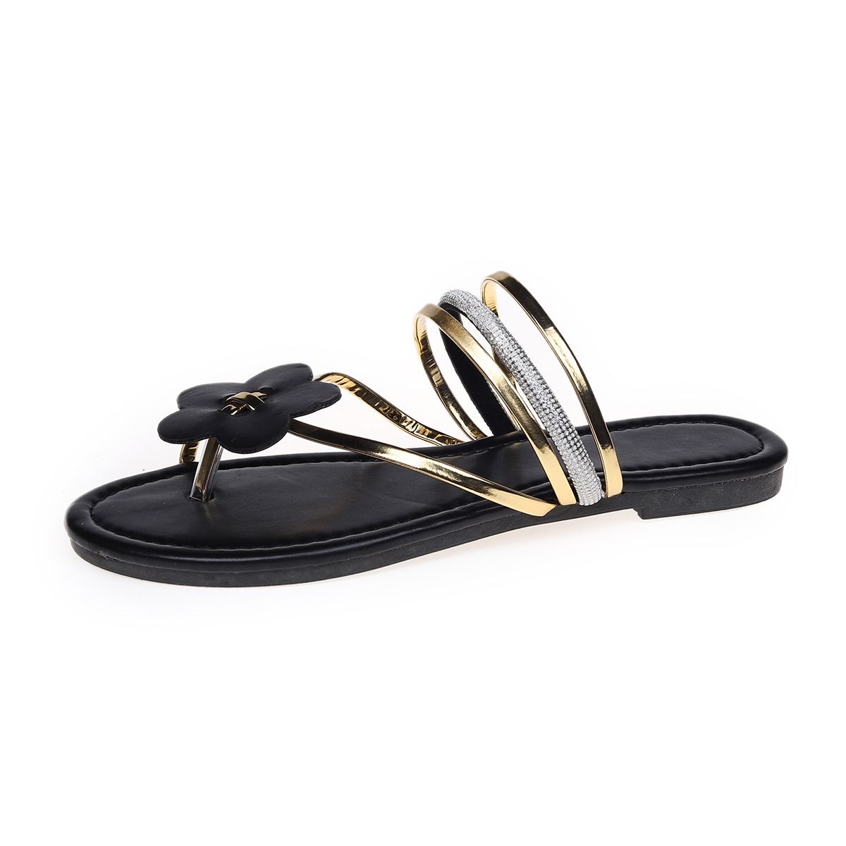 Fashionable Flower Toe Summer For Women's Outdoor Wear, Fashionable Flip Flops_vogvips.com