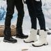 Snow Boots For Men And Women, Thick Cotton Shoes With Added Fleece, Outdoor Shoes, Anti Slip And Warm Boots_vogvips.com