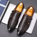 Mens Patent Leather Classic Lace-up Formal Oxford Tuxedo Dress Shoes_vogvips.com