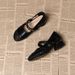 4cm Genuine Soft Leather French Hollow-out Summer Women's Shoes, Breathable And Stylish, Woven Round-toe, Single-strap,_vogvips.com