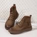 First Layer Cowhide Martin Boots For Men, New Autumn And Winter Short Boots, British Style, Fleece-Lined, Warm,_vogvips.com