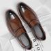 Large Size European Style Oxford Men's Pointed Toe Suit Dress Cross-Border Business Shoes_vogvips.com