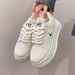 2024 Spring New Casual Niche Thick Sole Board Women's Super Hot Versatile Sports Little White Shoes_vogvips.com