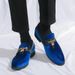 Suitable For All Seasons 2025 New Loafers British Style Suede Soft Comfortable Moccasins Fashion Casual Slip-On Business Men's Shoes_vogvips.com