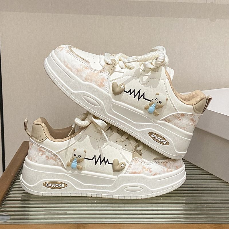 Little White Shoes Female And Female Students Leisure Sports Versatile Board Shoes Street Shooting_vogvips.com