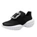 Rhinestone Square Buckle Torre Shoes Women's New Style Slip-on Mesh Retro Belt Buckle All-match Shallow Mouth Shoes_vogvips.com